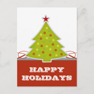 Weihnachtsbaum Postkarte