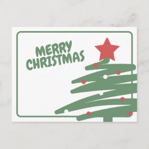 Weihnachtsbaum Postkarte