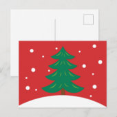 Weihnachtsbaum Postkarte (Vorne/Hinten)