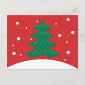 Weihnachtsbaum Postkarte (Vorderseite)