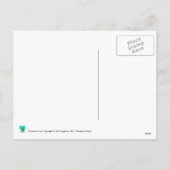 Weihnachtsbaum-Postkarte Feiertagspostkarte (Rückseite)