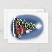 Weihnachtsbaum-Postkarte Feiertagspostkarte (Vorne/Hinten)