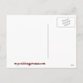 Weihnachtsbaum-Postkarte Feiertagspostkarte (Rückseite)