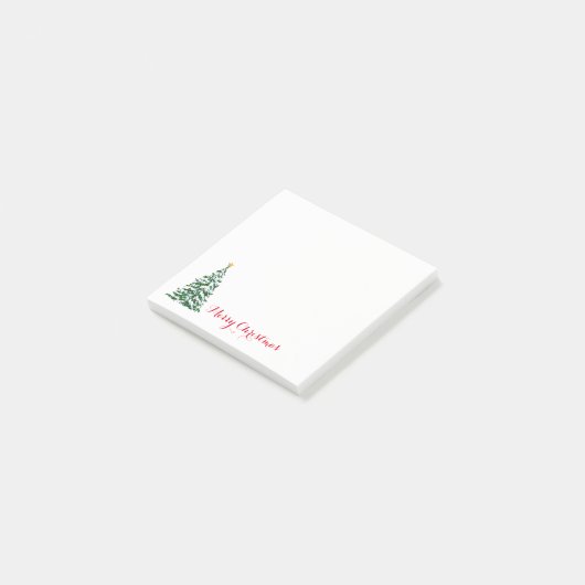 Weihnachtsbaum Postnotizen Post-it Klebezettel (angewinkelt)