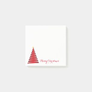 Weihnachtsbaum Postnotizen Post-it Klebezettel