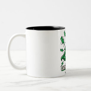 Weihnachtsbaum Power Festives T-Shirt Zweifarbige Tasse