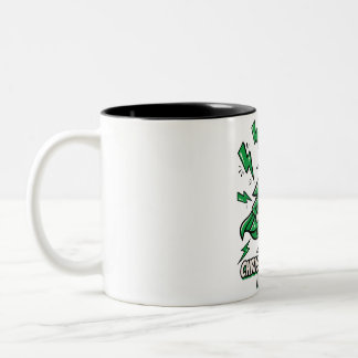 Weihnachtsbaum Power Festives T-Shirt Zweifarbige Tasse