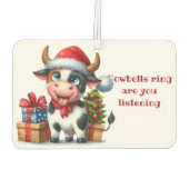 Weihnachtsbaum präsentiert autolufterfrischer (Rückseite)