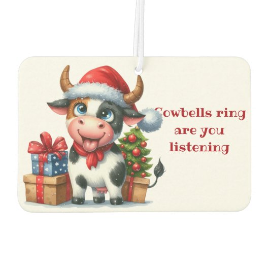 Weihnachtsbaum präsentiert autolufterfrischer (Rückseite)