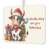 Weihnachtsbaum präsentiert autolufterfrischer (Links)