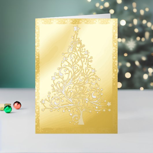 Weihnachtsbaum Premium 5 x 7 Gold (Feiertag In Situ 2)