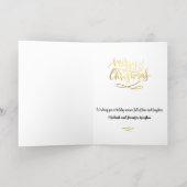 Weihnachtsbaum Premium 5 x 7 Gold (Innen Abgelegt)