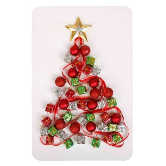 Weihnachtsbaum Premium Flexi Magnet (Vertikal)