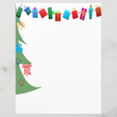 Weihnachtsbaum & Presents Stationery (Matching) (Vorderseite)