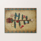 Weihnachtsbaum | Primärstil Puzzle (Horizontal)