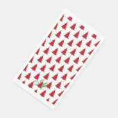 Weihnachtsbaum Print Gasttuch Serviette (Ecke)
