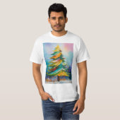 Weihnachtsbaum Printed Tshirt (Vorne ganz)