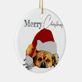Weihnachtsbaum Puggle Ornament (Rechts)