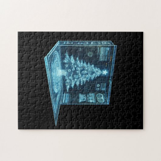 Weihnachtsbaum Puzzle (Horizontal)