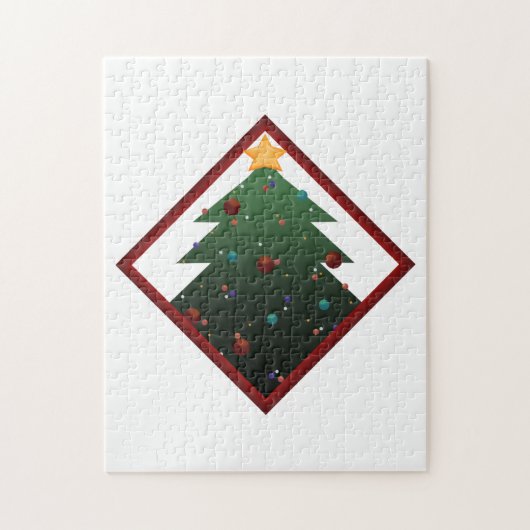 Weihnachtsbaum Puzzle (Vertikal)