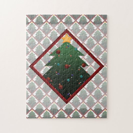 Weihnachtsbaum Puzzle (Vertikal)