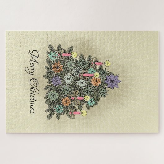 Weihnachtsbaum - Puzzle (Horizontal)