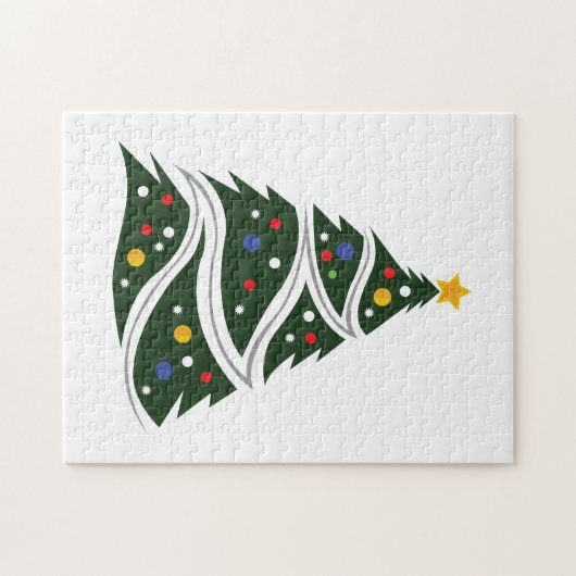 Weihnachtsbaum Puzzle (Horizontal)