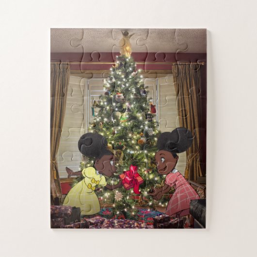 Weihnachtsbaum Puzzle (Vertikal)