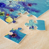 Weihnachtsbaum Puzzle Geschenk Frohe Weihnachten (Seite)