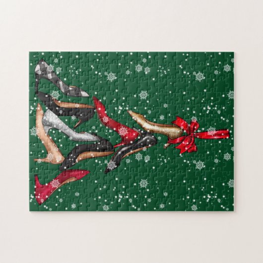 Weihnachtsbaum-Puzzle Puzzle (Horizontal)