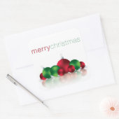 Weihnachtsbaum Quadratischer Aufkleber (Umschlag)