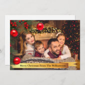 Weihnachtsbaum Rahmen Gold Band Weihnachten (Vorne/Hinten)