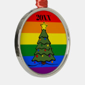 Weihnachtsbaum | Rainbow Ornament | Nachricht Aus Metall (Rechts)