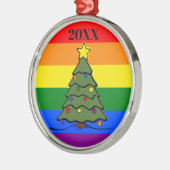 Weihnachtsbaum | Rainbow Ornament | Nachricht Aus Metall (Links)