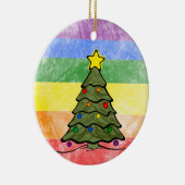 Weihnachtsbaum | Rainbow Ornament | Namen und Jahr (Rechts)