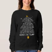 Weihnachtsbaum Rant Weihnachtsbaum Sweatshirt (Vorderseite)