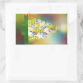 Weihnachtsbaum Rechteckiger Aufkleber (Tasche)