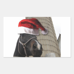 Weihnachtsbaum Rechteckiger Aufkleber
