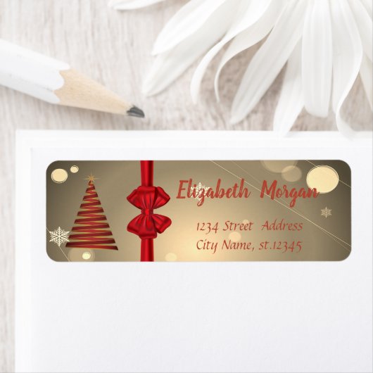 Weihnachtsbaum, Red Bow Holiday (Insitu)