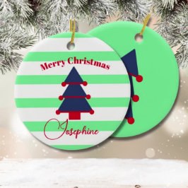 Weihnachtsbaum Red Green Blue Modern Keramik Ornament