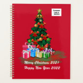 Weihnachtsbaum Red Planner Planer (Vorderseite)