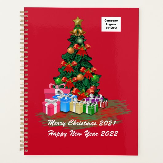 Weihnachtsbaum Red Planner Planer (Vorderseite)