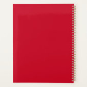Weihnachtsbaum Red Planner Planer (Rückseite)