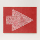 Weihnachtsbaum Red Puzzle (Horizontal)