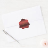 Weihnachtsbaum Red Wax Siegel Look Sticker (Umschlag)