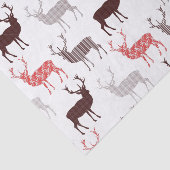 Weihnachtsbaum/Rentierdekorative Muster Seidenpapier (Ausschnitt)