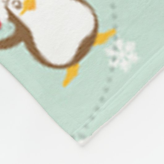 Weihnachtsbaum-Rentierelfen Fleecedecke (Ecke)