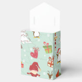 Weihnachtsbaum-Rentierelfen Geschenkschachtel (Geöffnet)