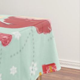 Weihnachtsbaum-Rentierelfen Tischdecke