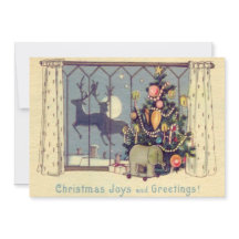 Weihnachtsbaum Rentierspielzeug Vollmond